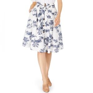 NEW INC Toile Midi Skirt, Created for Macy's NWT